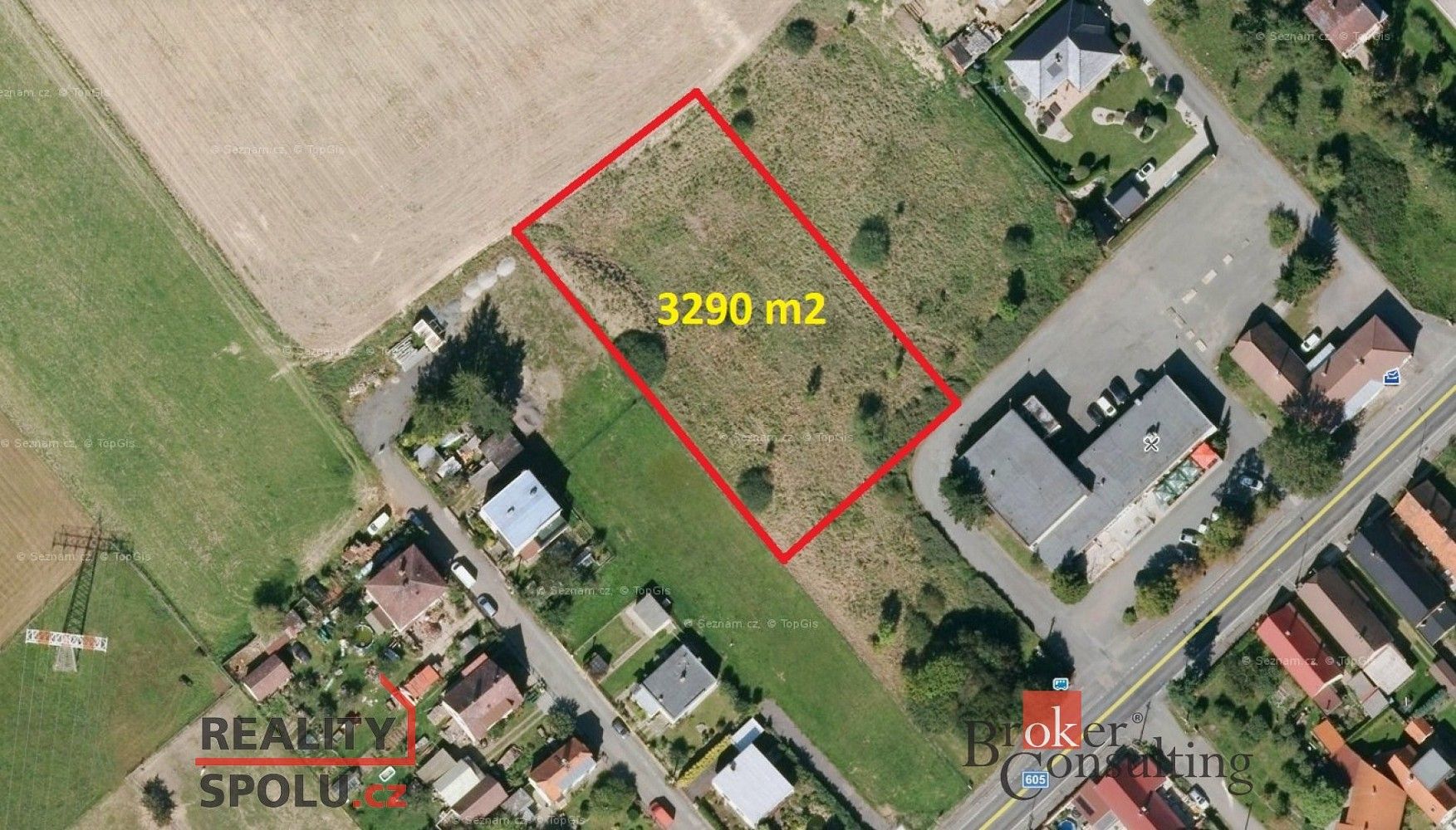 Komerční pozemek, 3 290 m²
