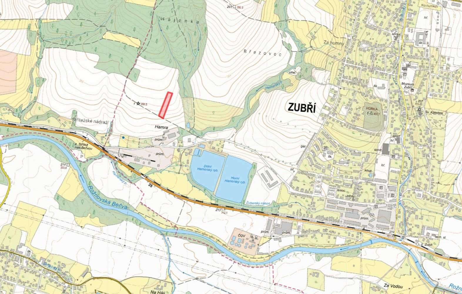 Zemědělské pozemky, Zubří, okres Vsetín, Zlínský kraj - 2