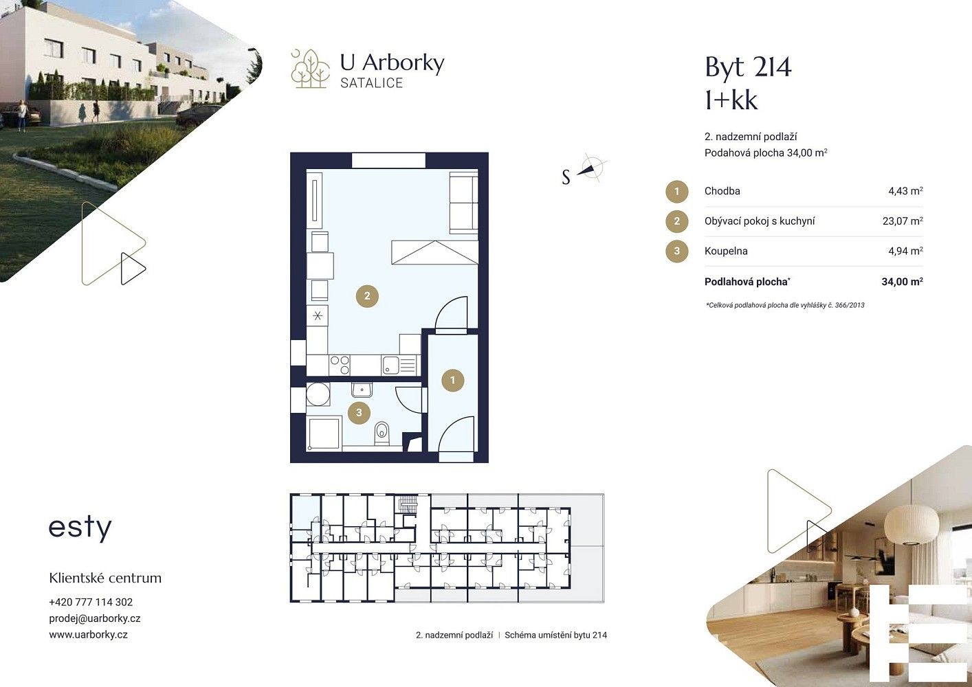 Prodej byt 1+kk - Praha - Satalice, okres Praha 19, Hlavní město Praha, 34 m² - 5