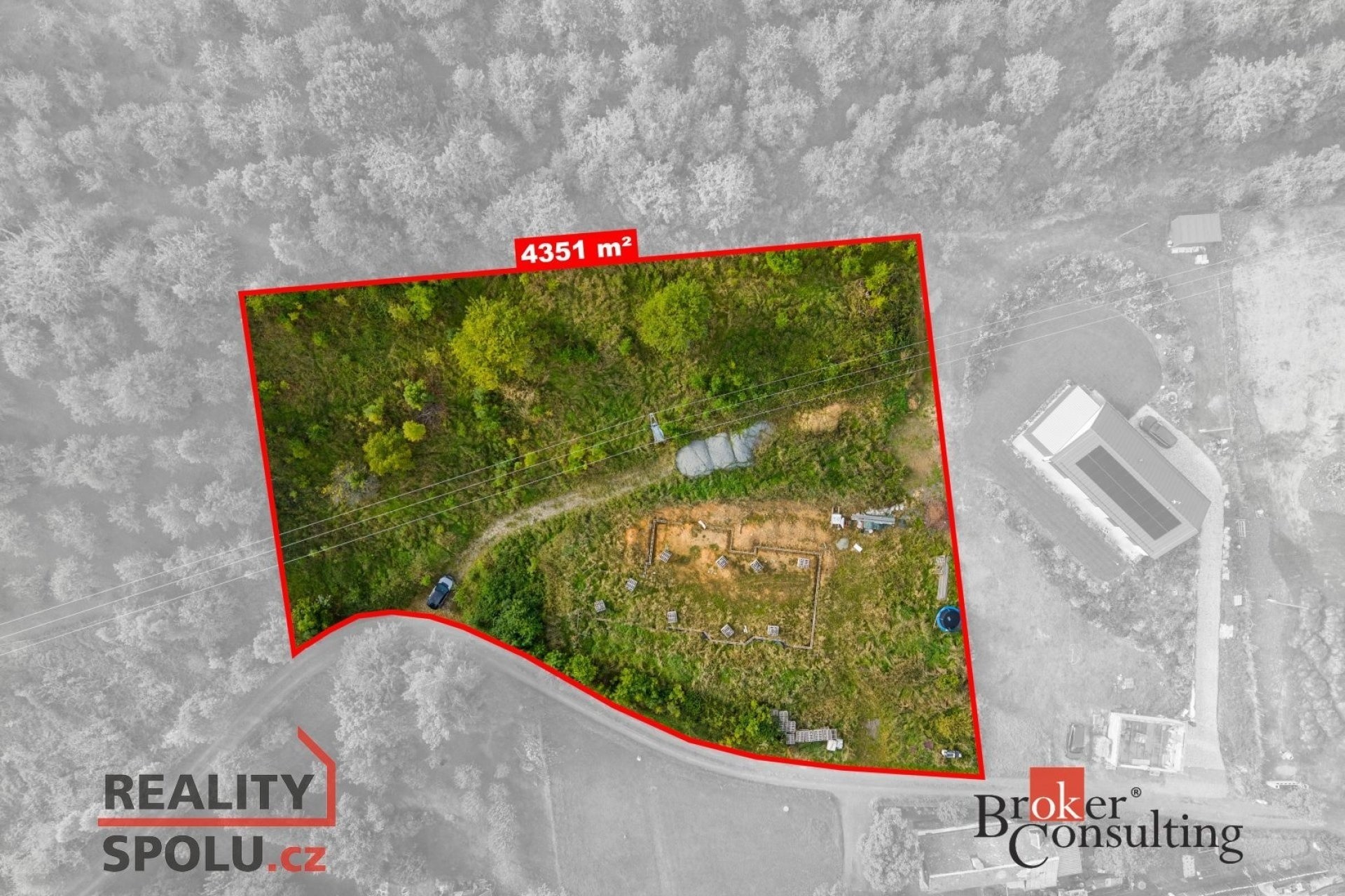 Prodej pozemek pro bydlení - Svojkov, 4 351 m² - 2