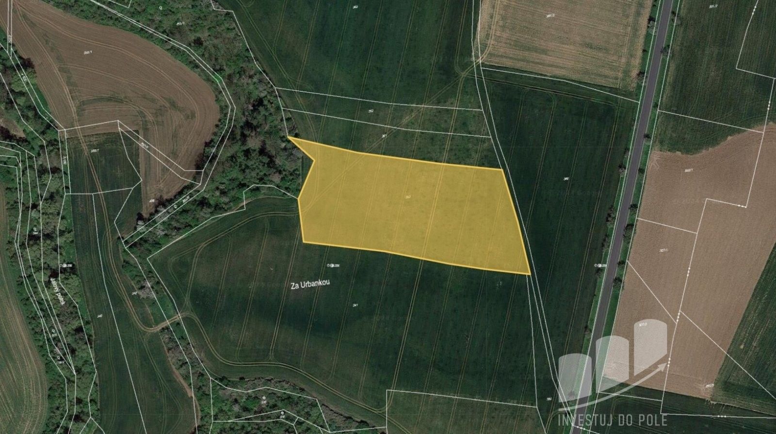 Prodej zemědělský pozemek - Přistoupim, 1 418 m²