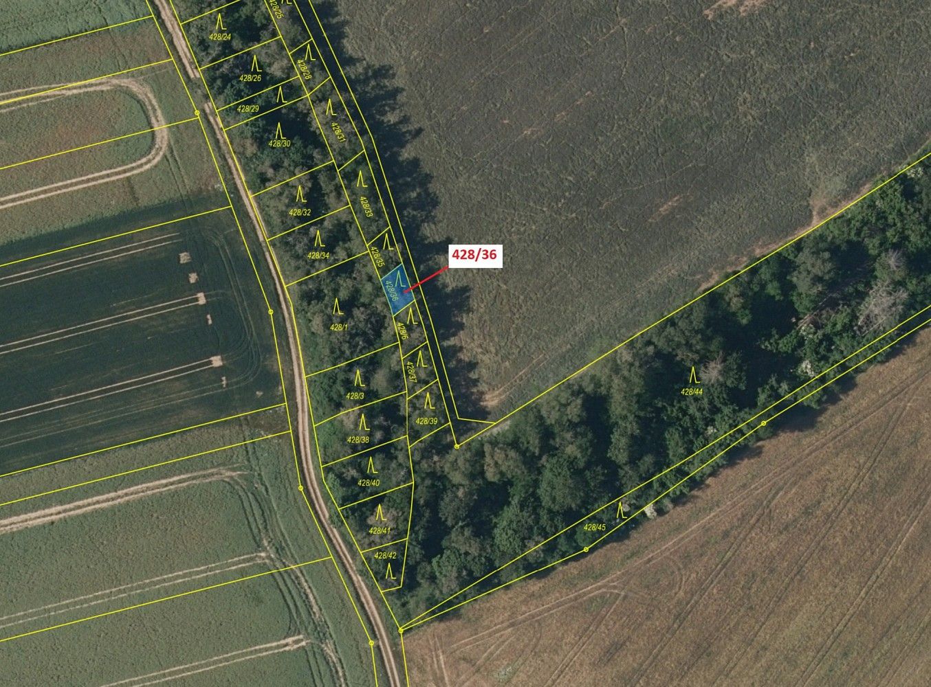 Prodej les - Břežany, okres Rakovník, Středočeský kraj - 2