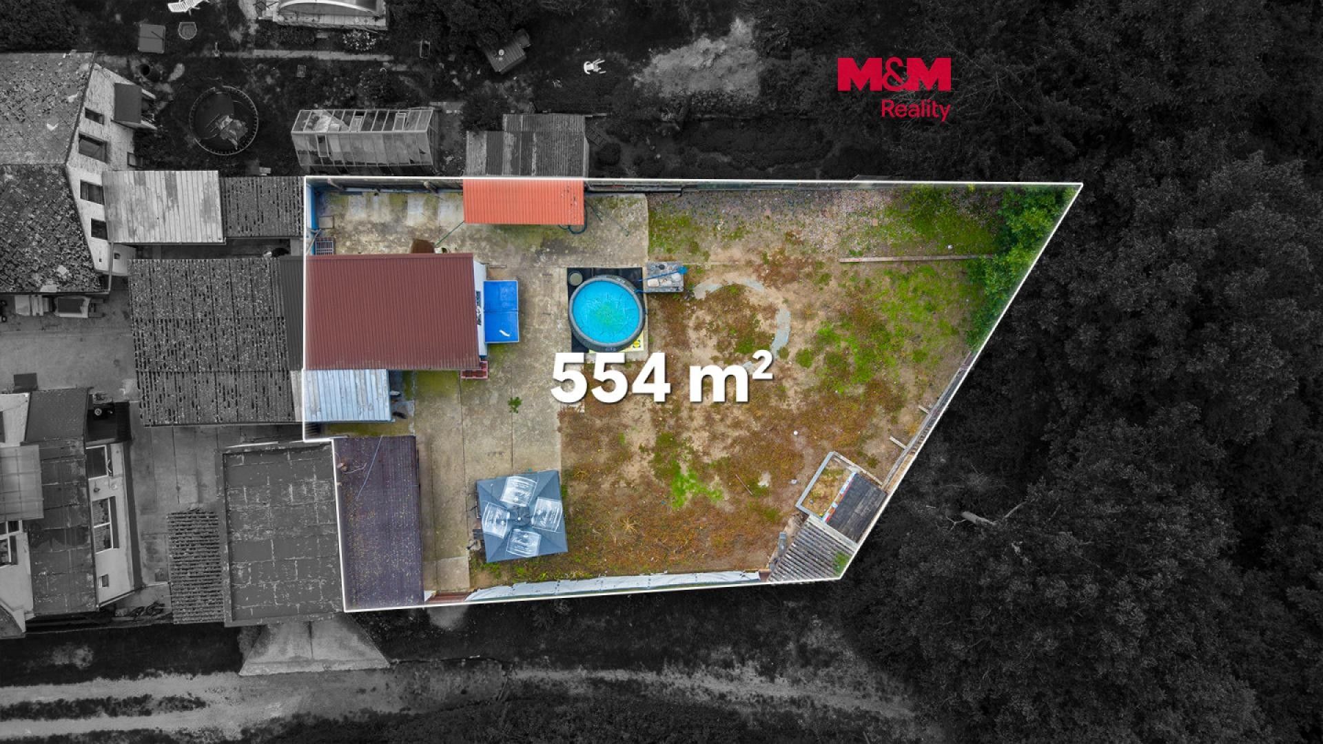 Pozemek pro bydlení, 554 m²