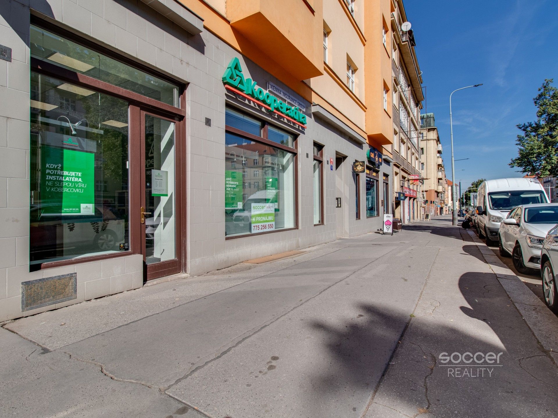 Obchodní prostory, Jugoslávských partyzánů, Praha, 58 m² - 1