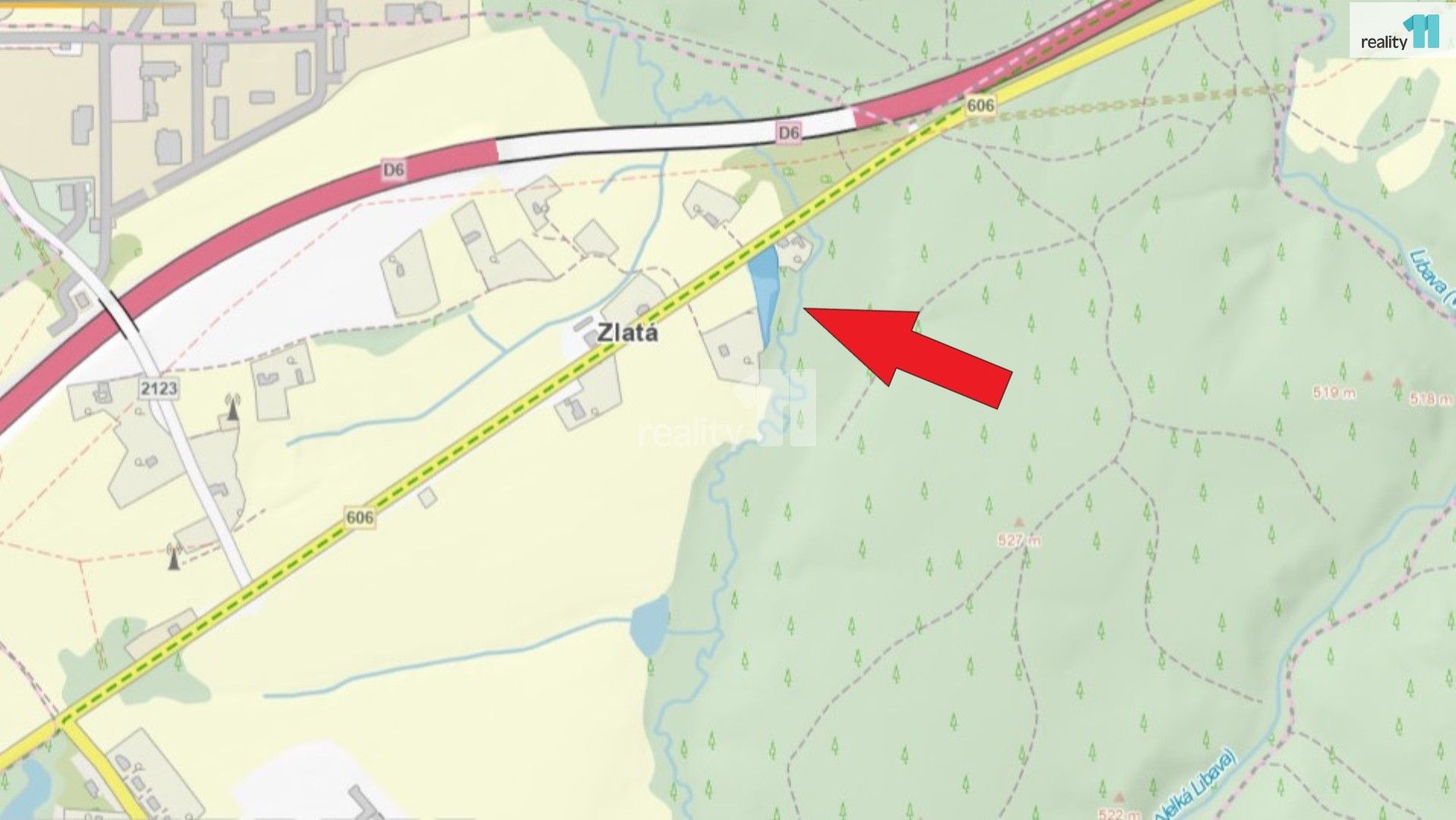 Pozemek pro bydlení · 2 983 m² · Zlatá, Kynšperk nad Ohří - 4