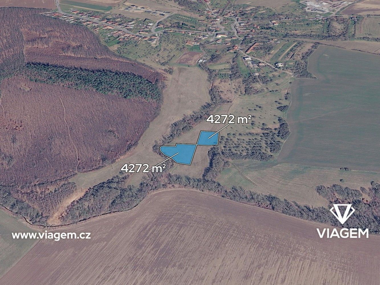 Zemědělské pozemky, Dobrkovice, okres Zlín, Zlínský kraj