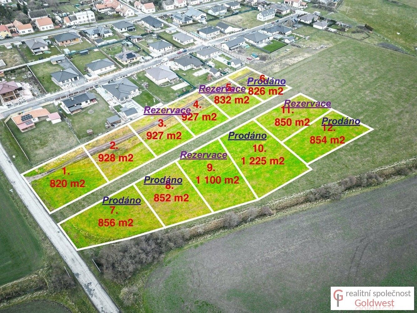 Prodej pozemek pro bydlení - Rožďalovice, okres Nymburk, Středočeský kraj - 2