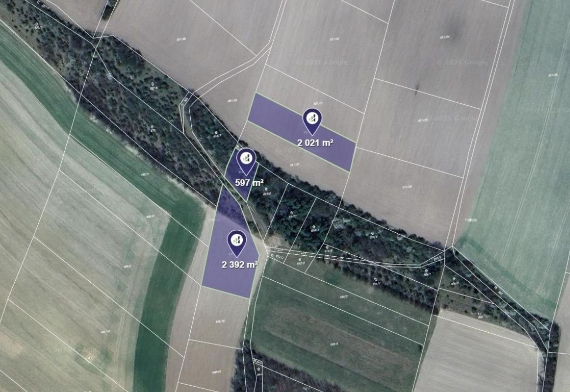 Zemědělské pozemky, Prostřední Poříčí, 5 010 m²