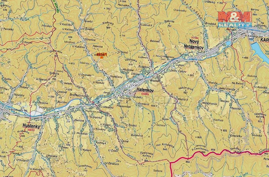 Prodej zemědělský pozemek - Halenkov, okres Vsetín, Zlínský kraj - 5