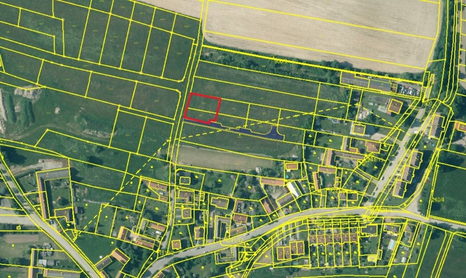 Prodej pozemek pro bydlení - Boční, Třeboň, 974 m²