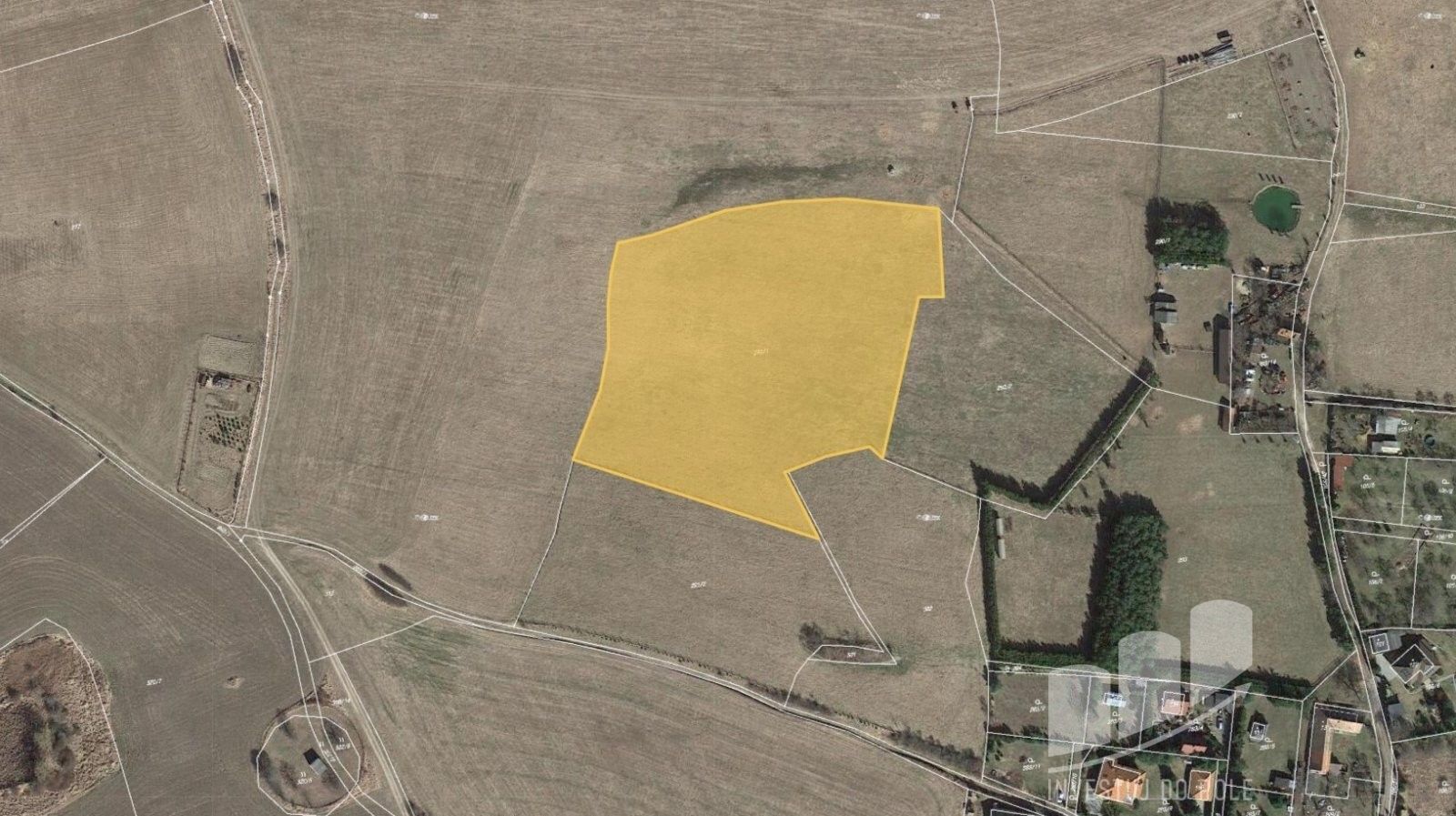 Prodej zemědělský pozemek - Jablonná, 13 229 m²