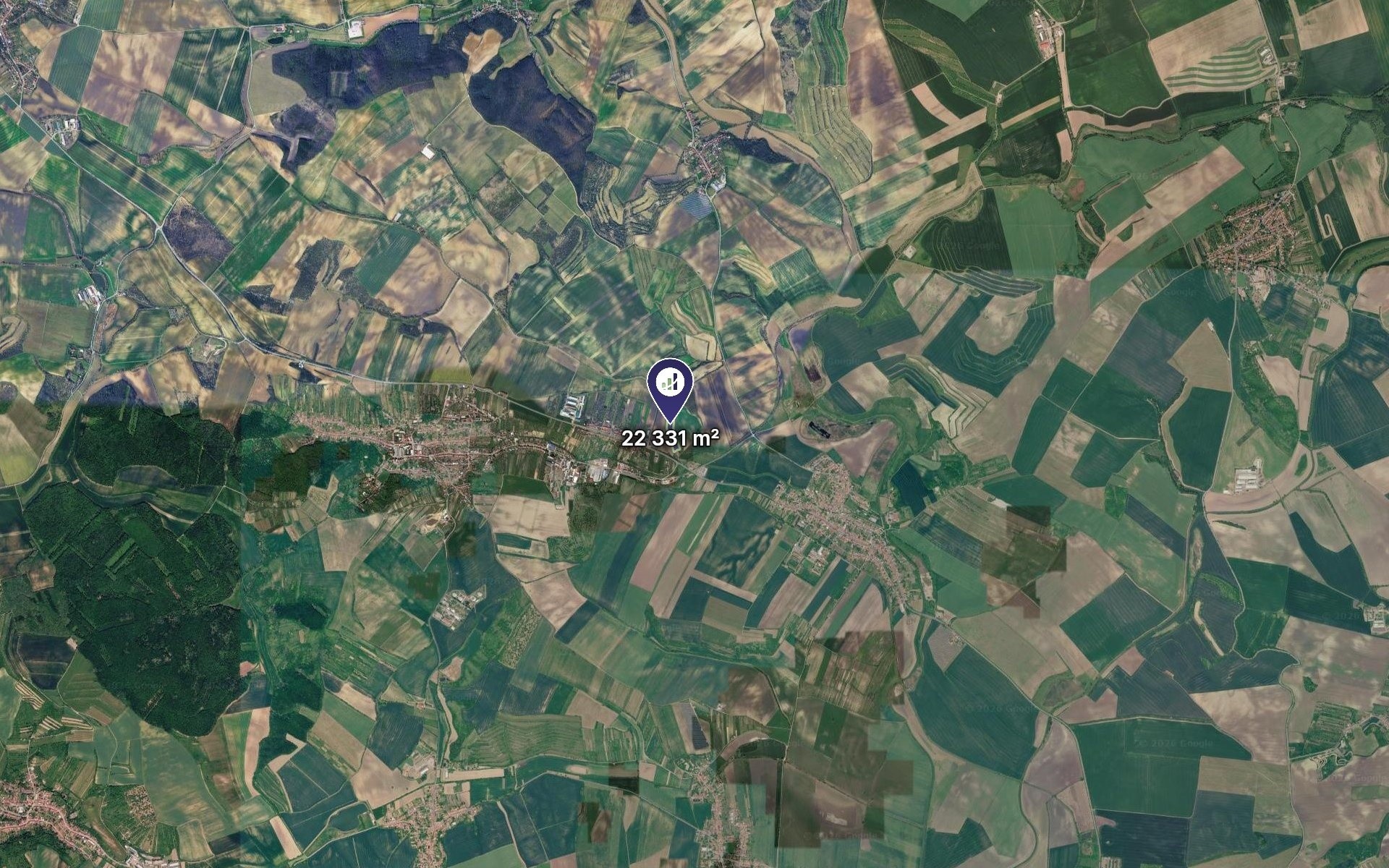 Prodej zemědělský pozemek - Kašnice, 22 331 m² - 2