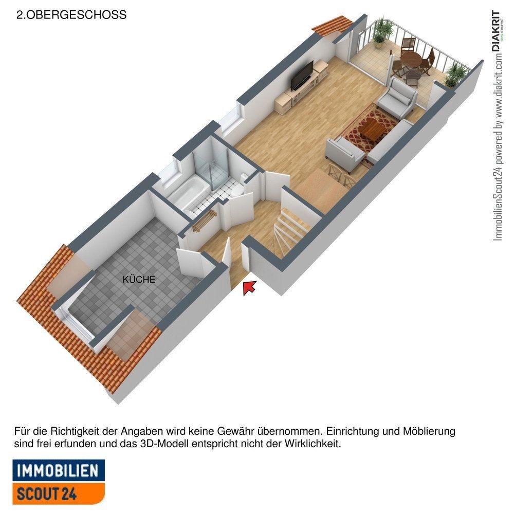 2+1, , Severní Porýní-Vestfálsko, 86 m² - 2