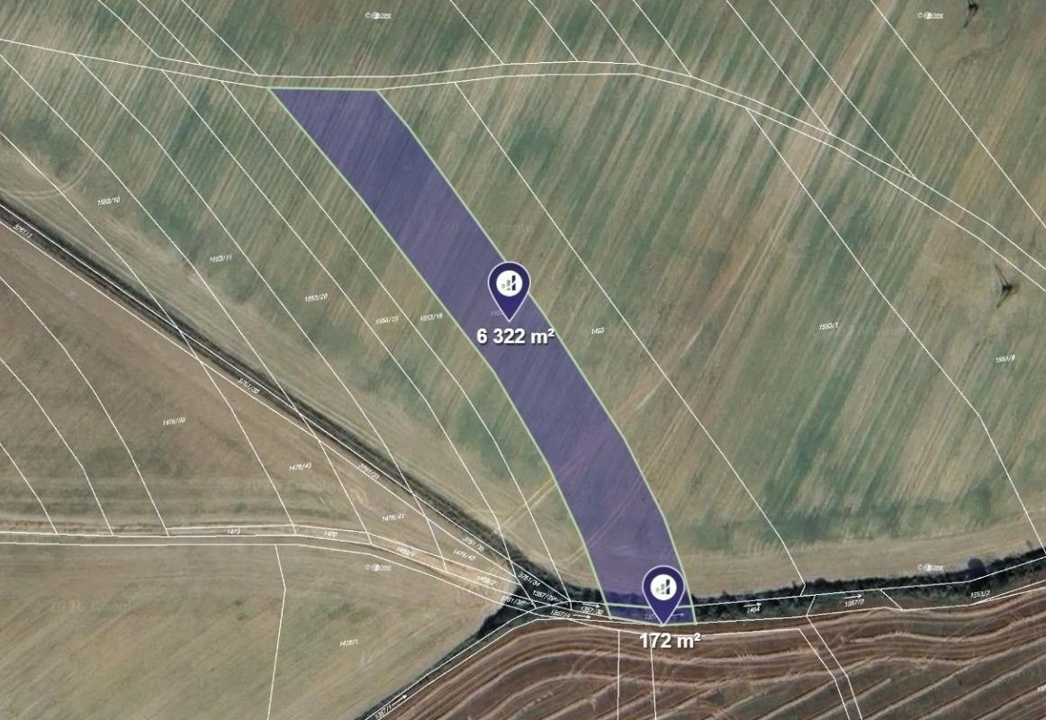 Zemědělské pozemky, Dobřany, 812 m² - 1