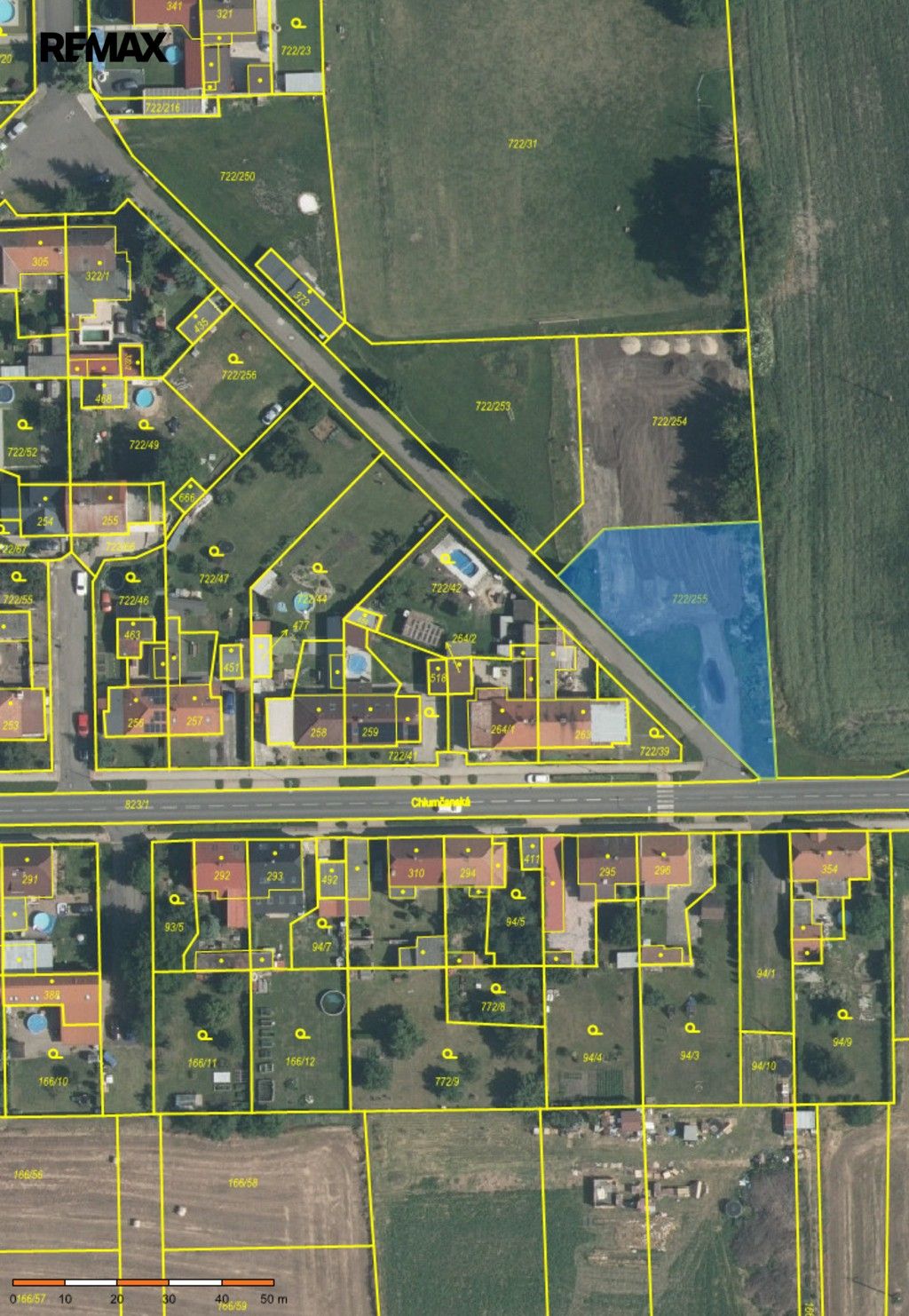 Prodej pozemek pro bydlení - Cítoliby, 1 158 m² - 5