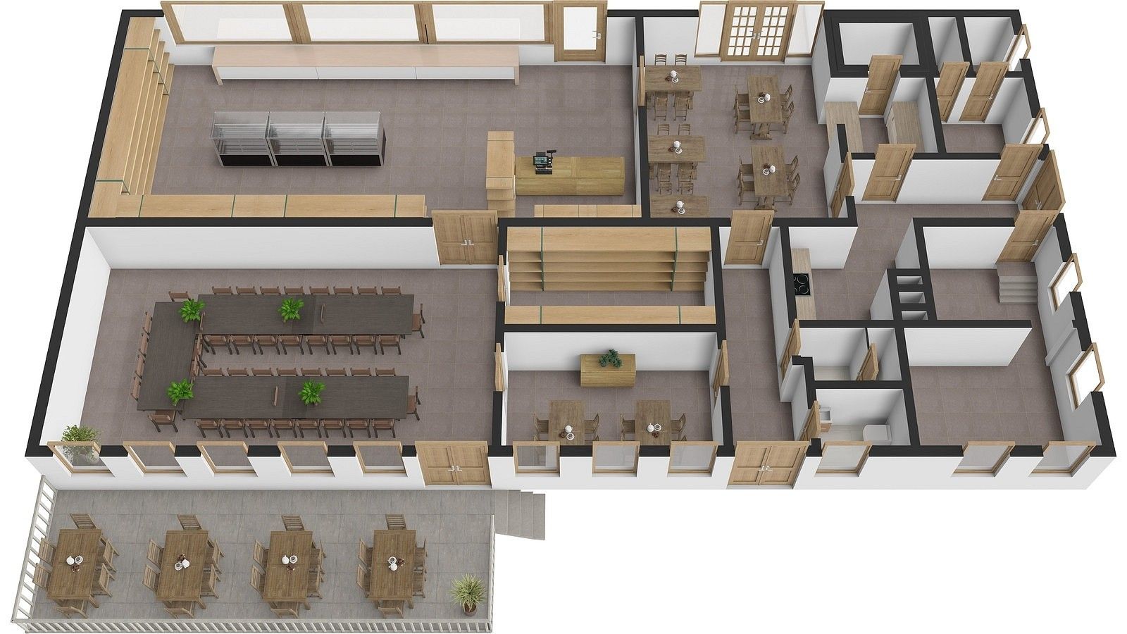 Obchodní prostory, Kyselovice, okres Kroměříž, 285 m² - 2