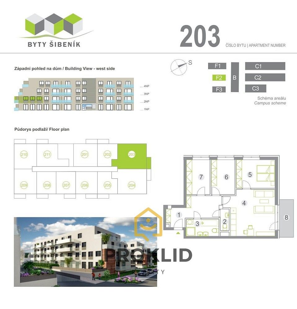 Prodej byt 4+kk - Olomouc - Nová Ulice, Olomoucký kraj, 86 m² - 5