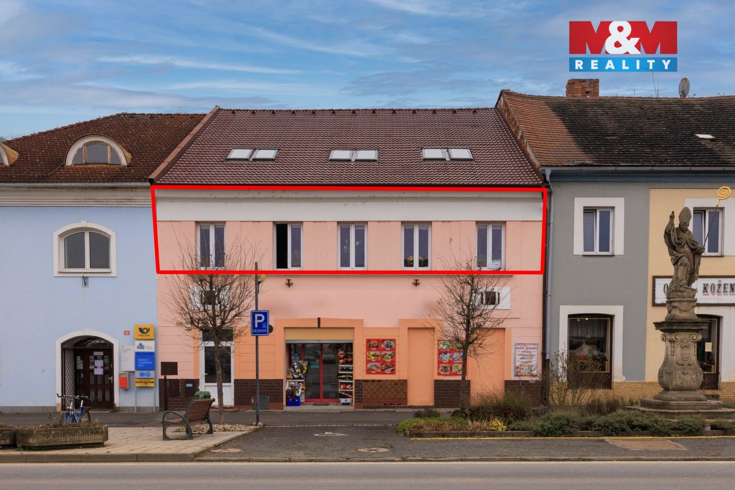 Pronájem obchodní prostory - Masarykovo nám., Přeštice, 183 m²