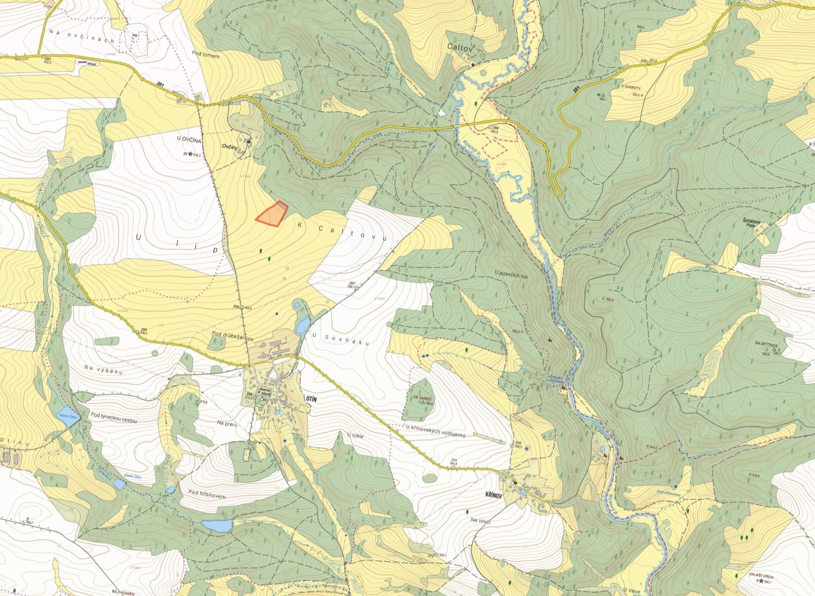 Zemědělské pozemky, Planá Otín - 2