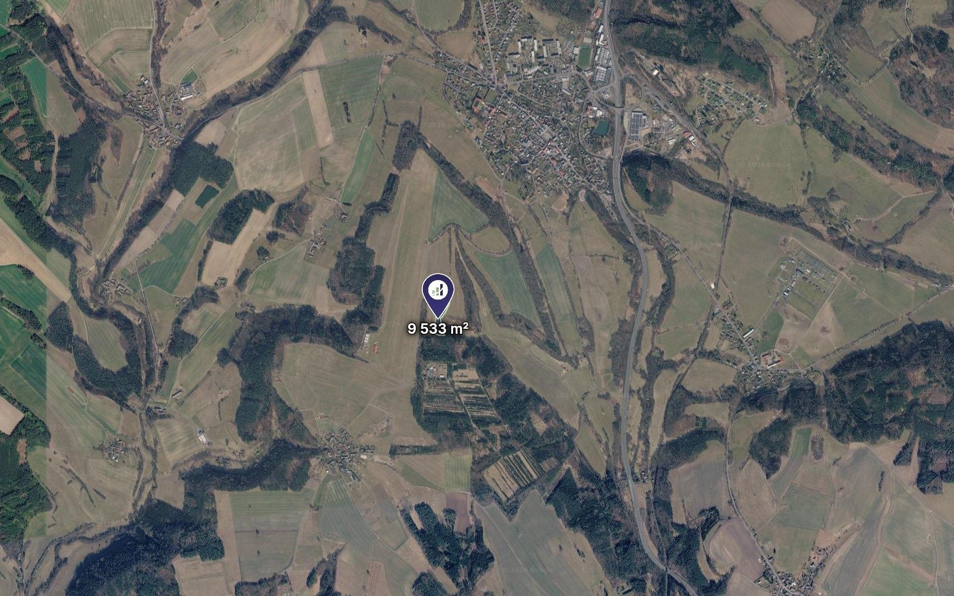 Zemědělské pozemky, Hodkovice nad Mohelkou, 1 907 m² - 2