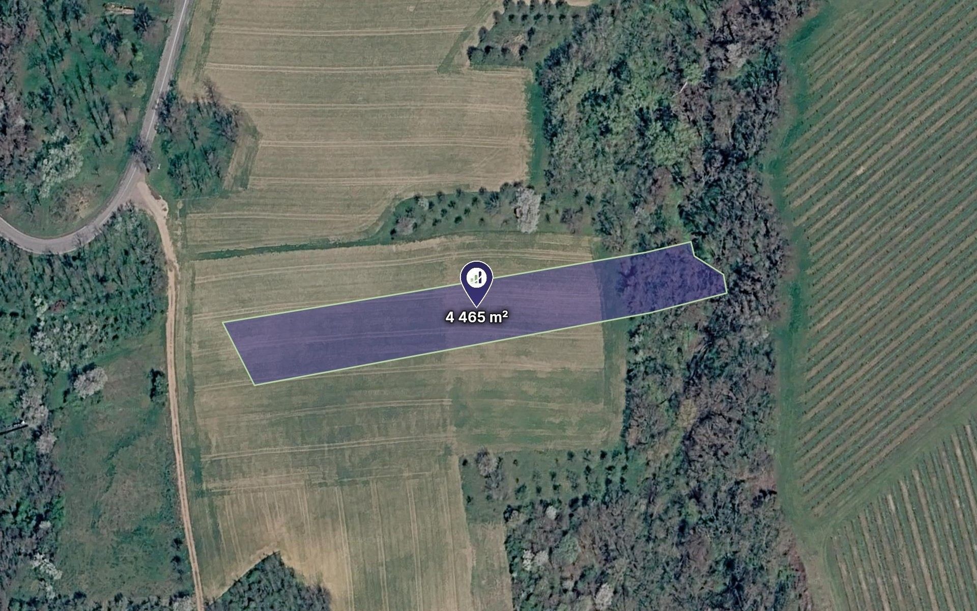 Zemědělské pozemky, Újezdec, 4 465 m²