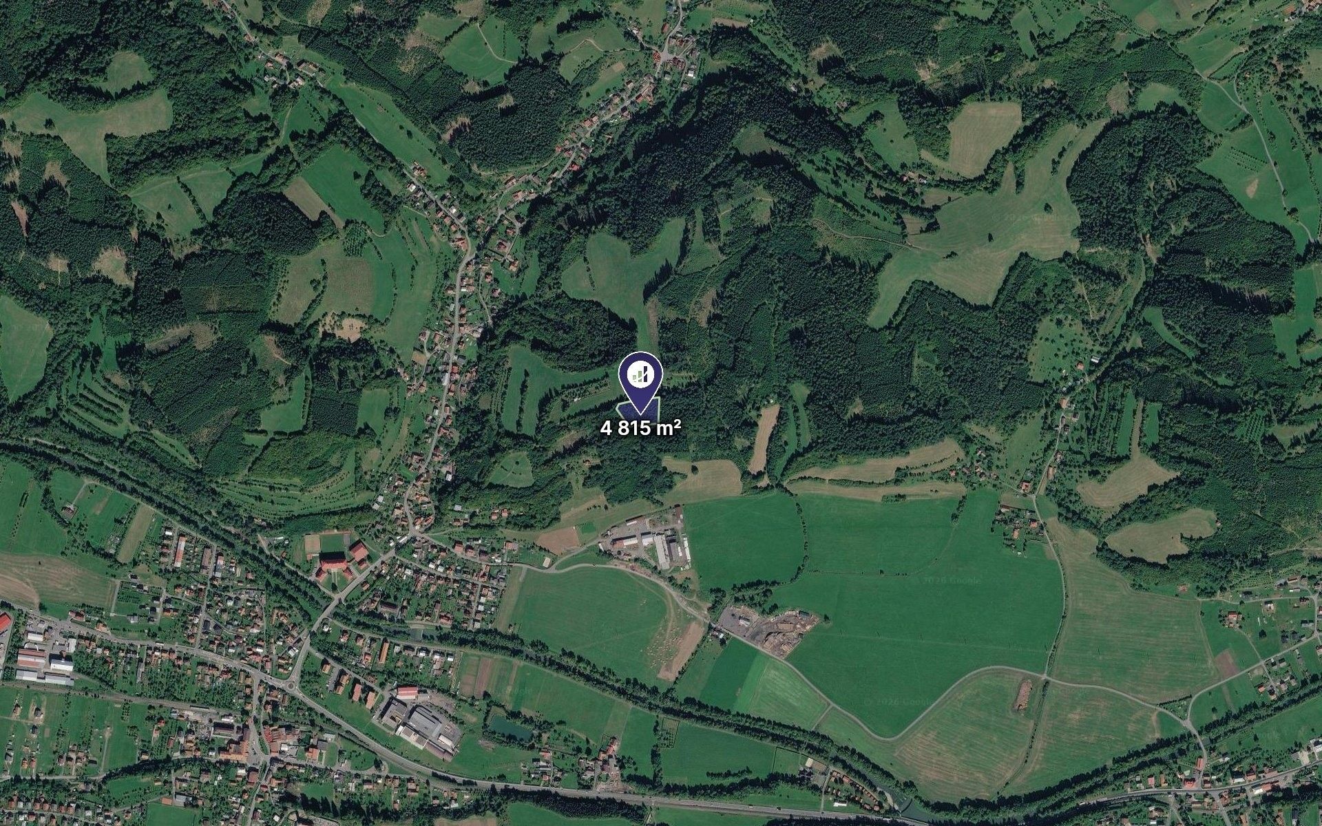Lesy, Hovězí, 4 815 m² - 2