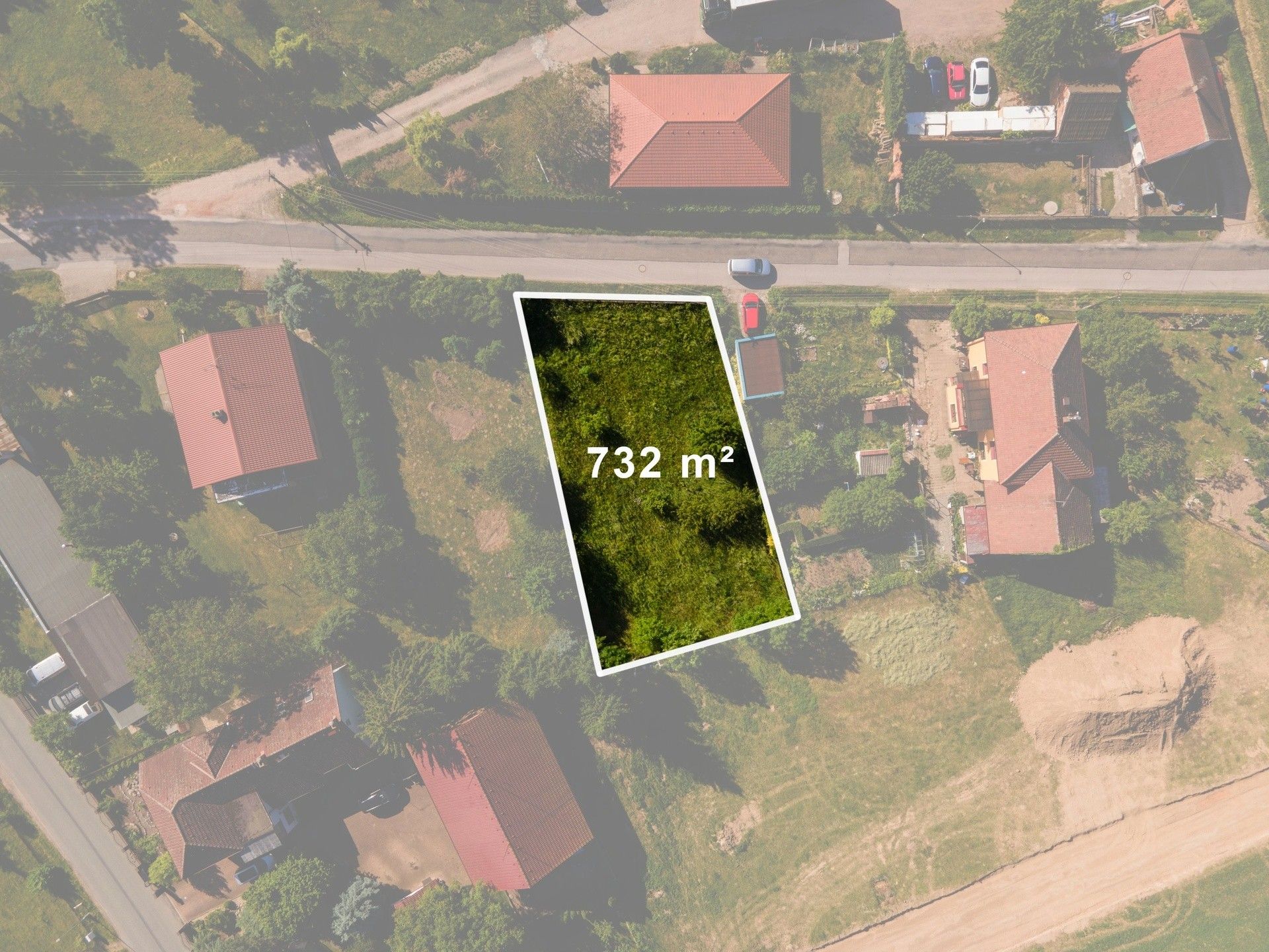 Pozemek pro bydlení, 732 m²