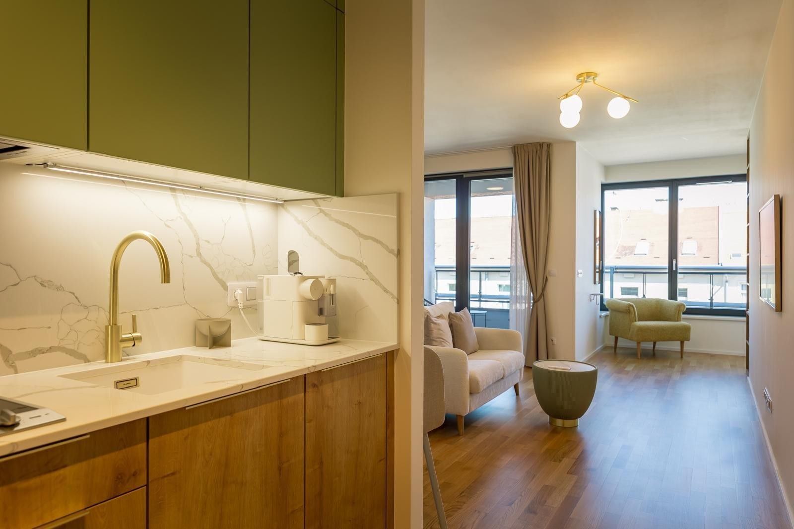 Pronájem byt 1+1 - Tyršova, Praha, 43 m²