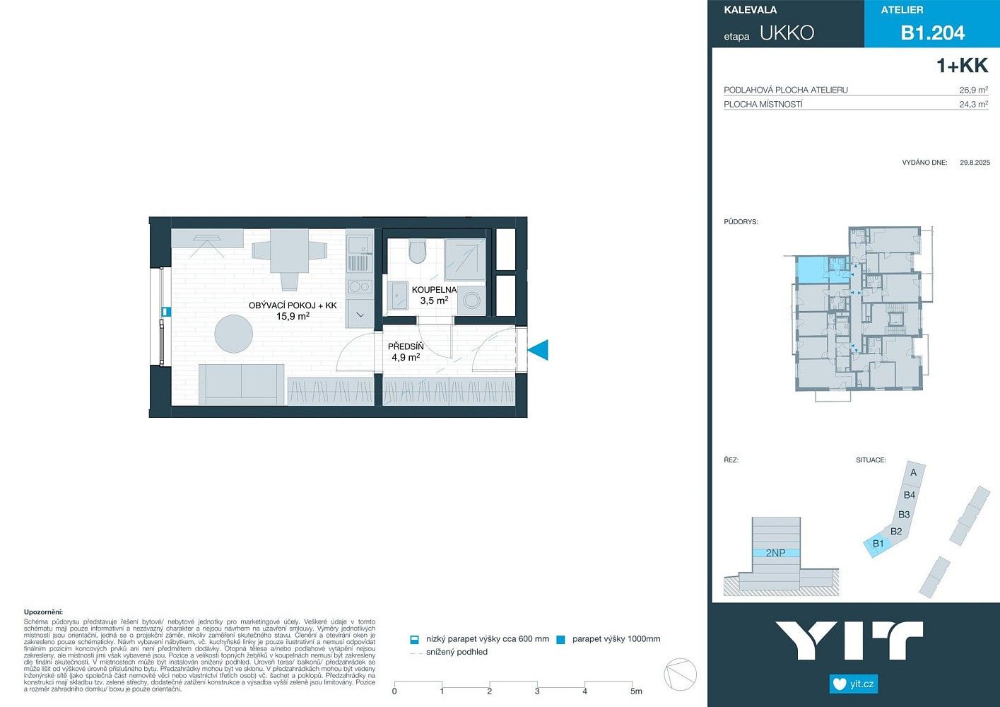 1+kk, Brno, 24 m² - 2