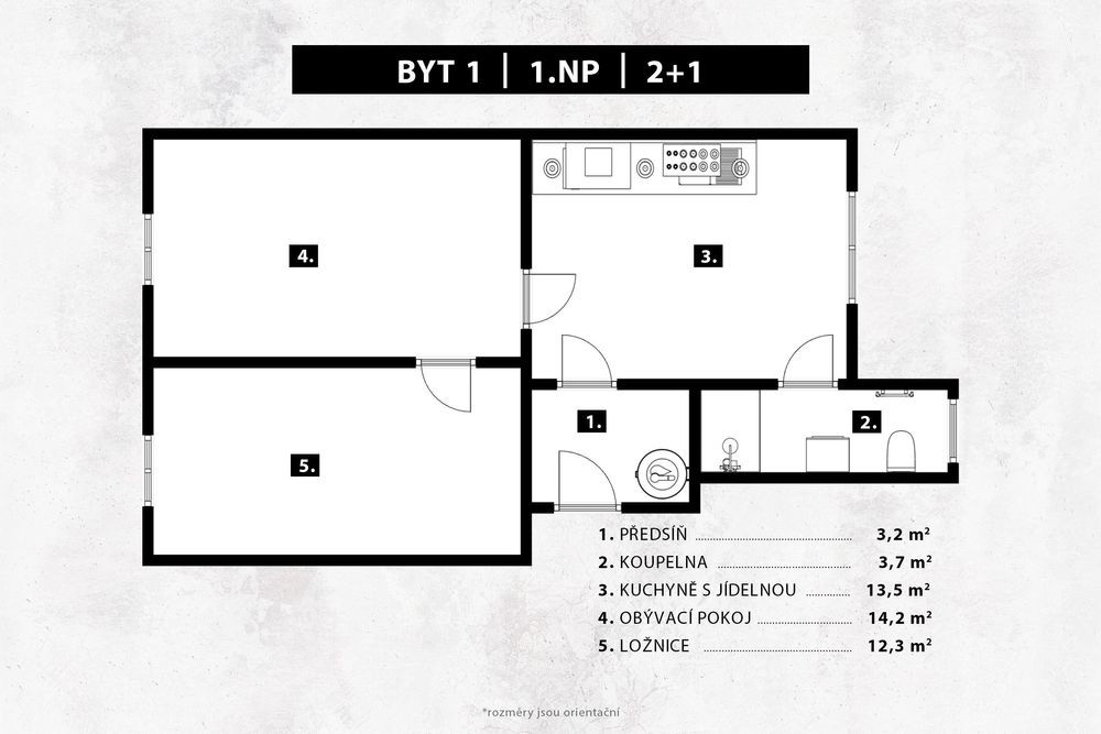 Byt 2+1 · 47 m² · Letohrad, 561 51 - 4
