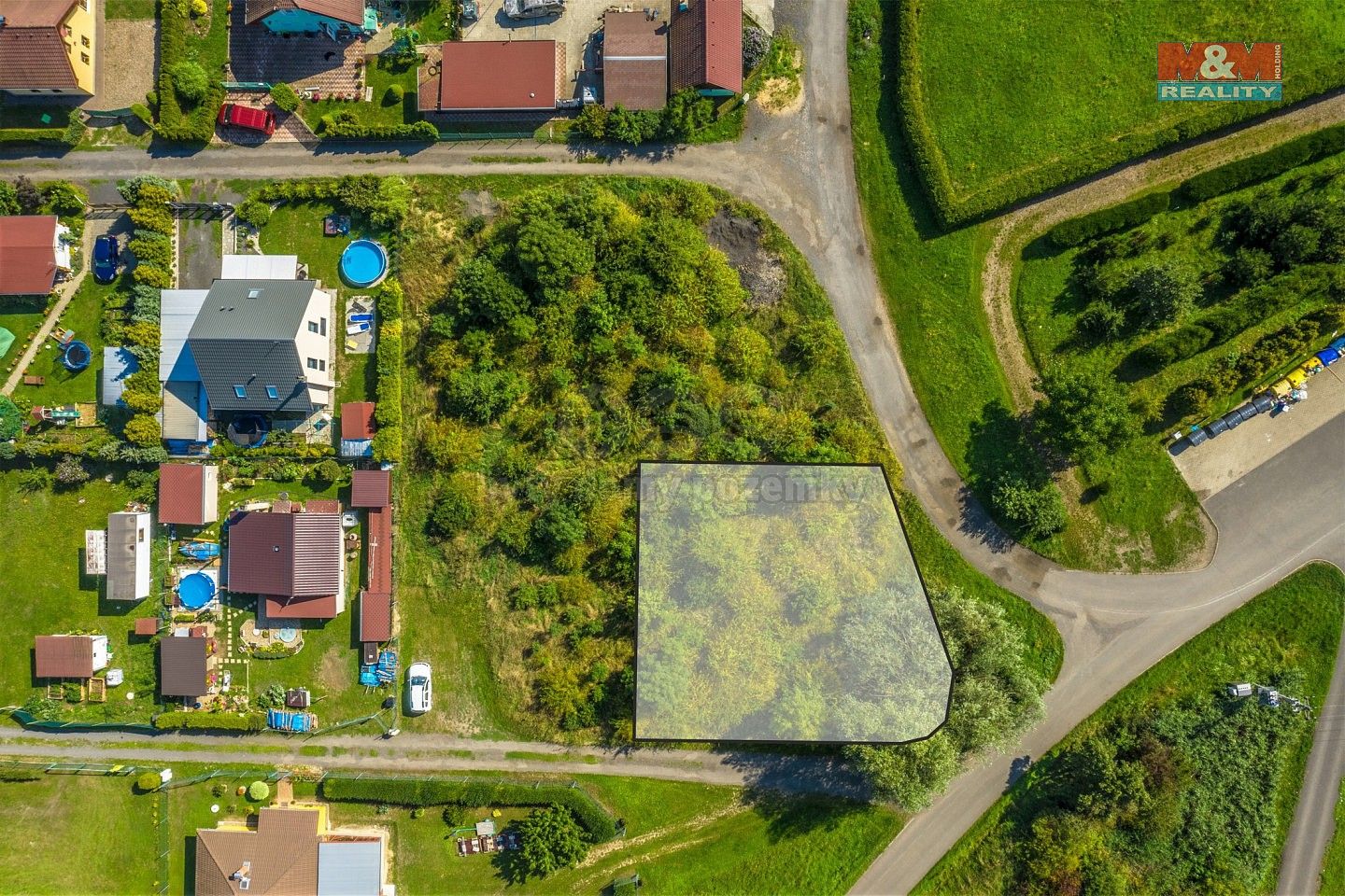 Pozemky pro bydlení, Chbany - Vadkovice, okres Chomutov, Ústecký kraj - 1
