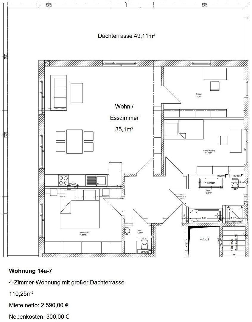 4+1, Georg-Huber-Straße 14a Zorneding - Ortsteil Pöring Bayern 85604, 111 m² - 2