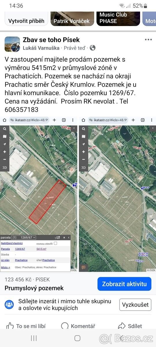 Pozemky pro bydlení, Prachatice, 383 01