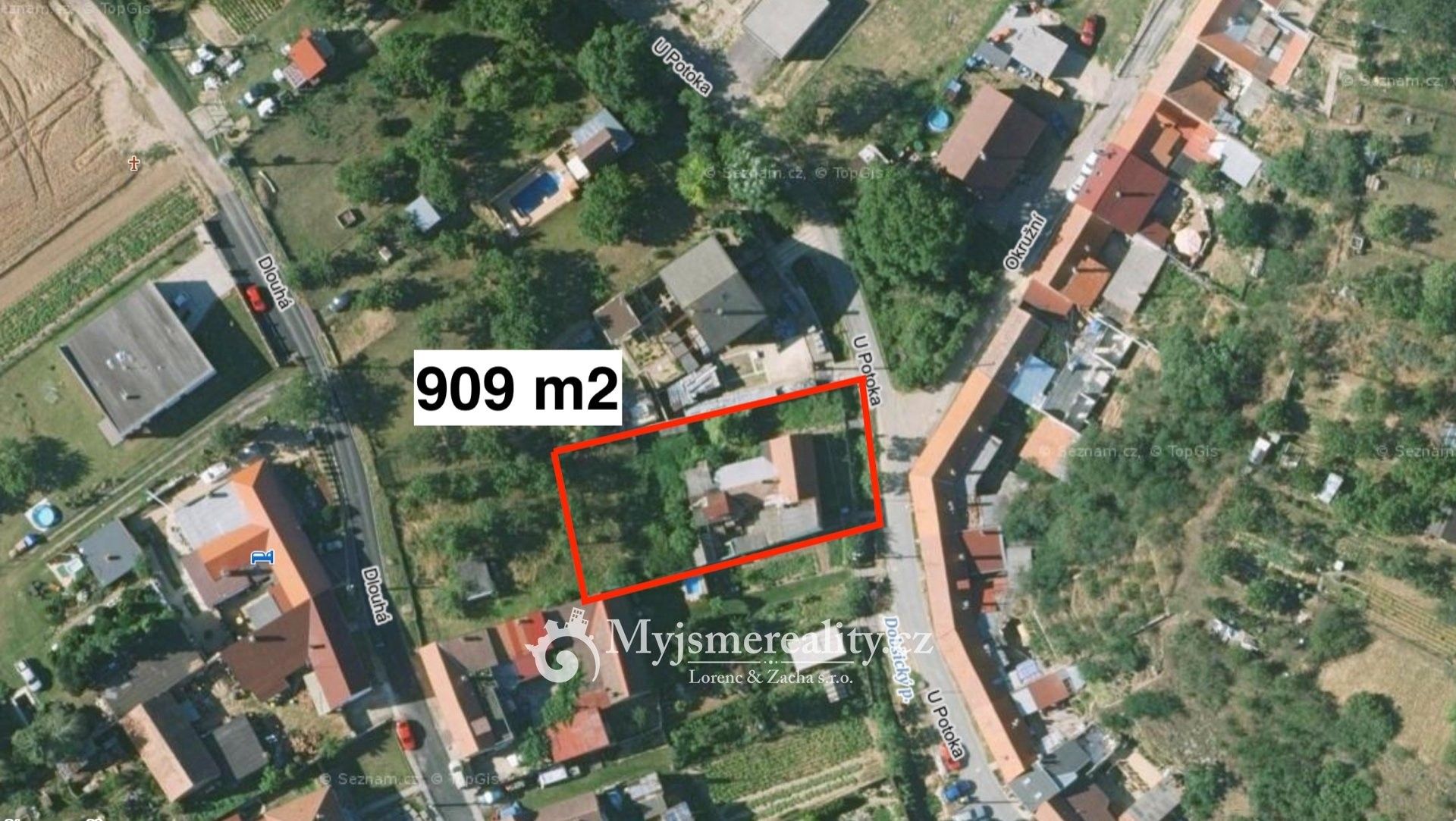 Pozemky pro bydlení, U Potoka, Suchohrdly, 909 m²