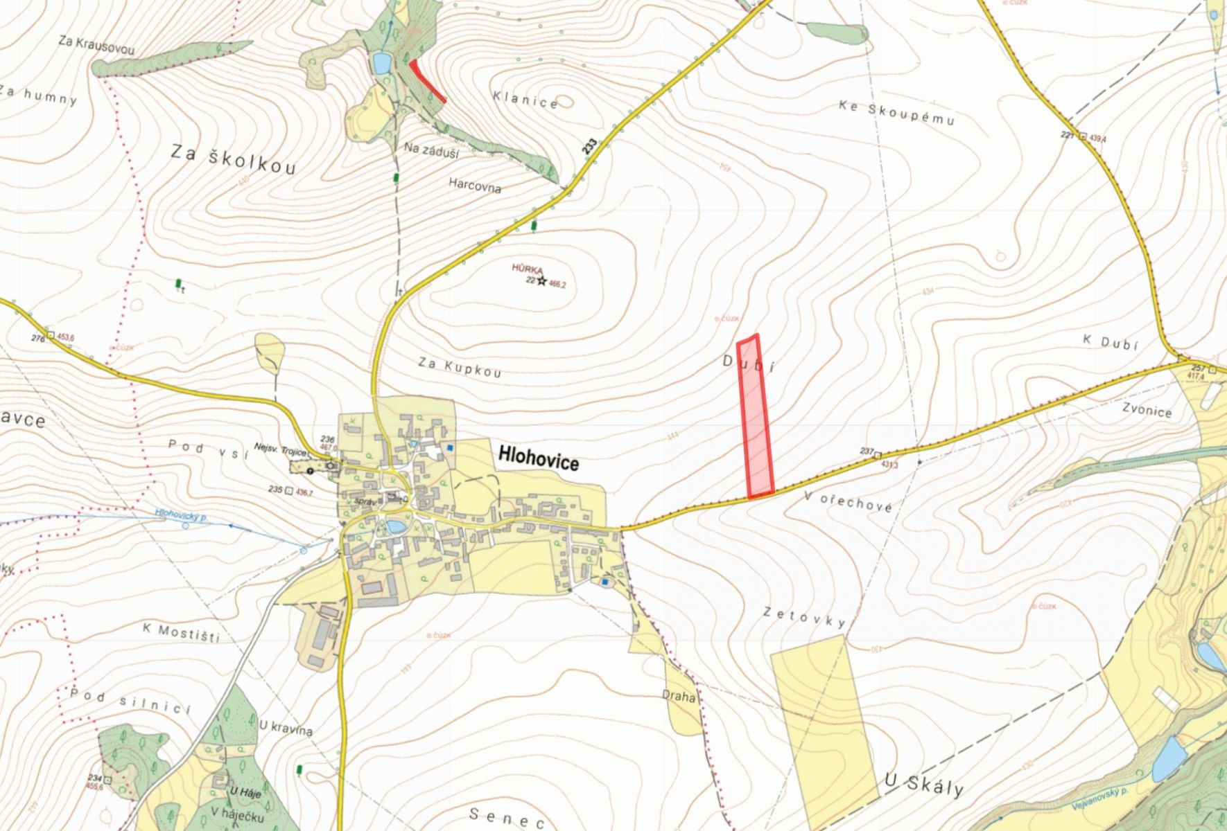 Zemědělské pozemky, Hlohovice - 2