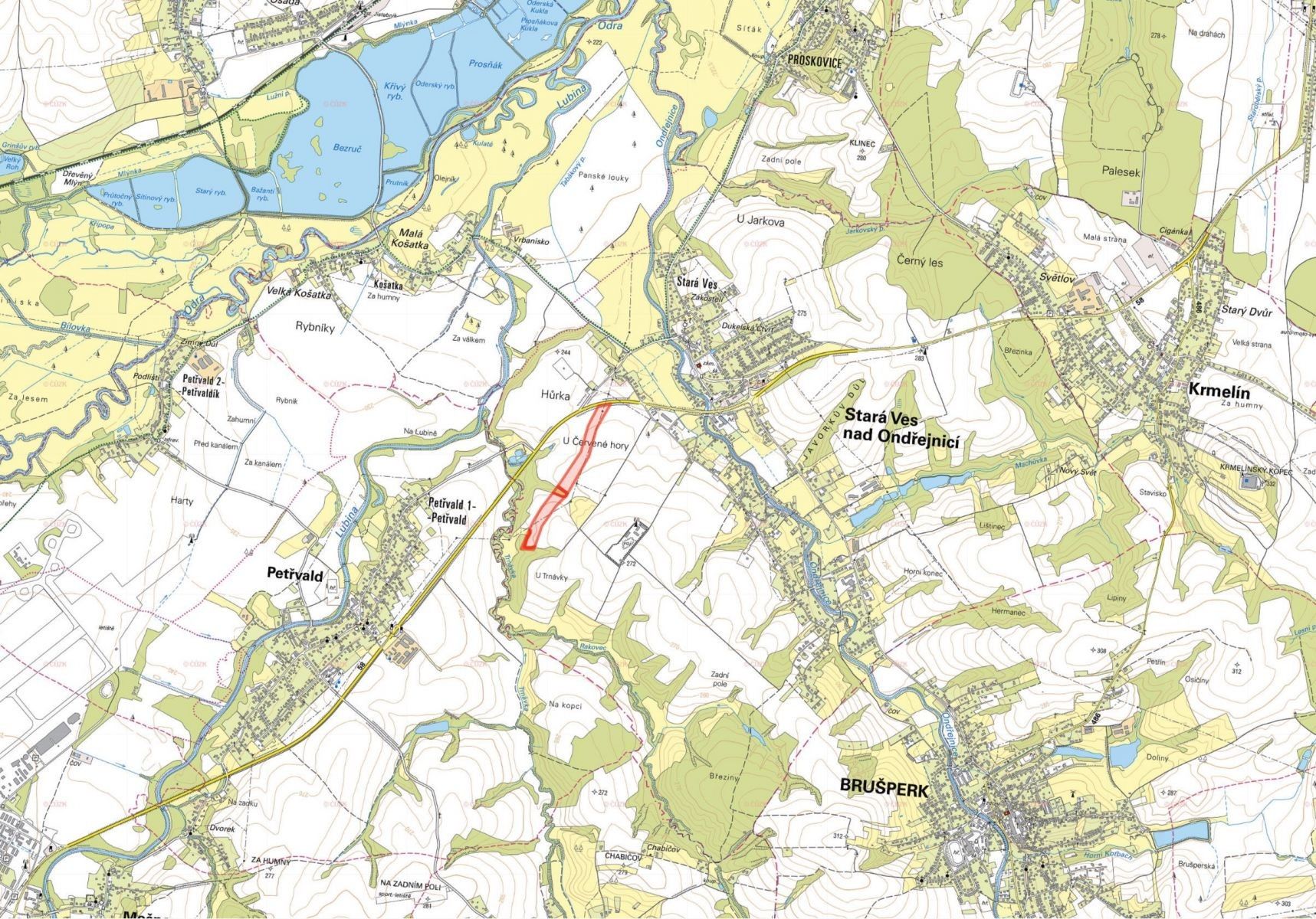 Prodej zemědělský pozemek - Stará Ves, Stará Ves nad Ondřejnicí
