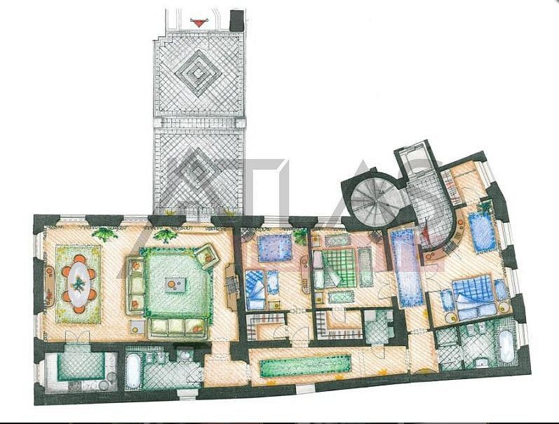 Byt 4+1 · 178 m² · Praha - Malá Strana, okres Praha 1, Hlavní město Praha - 4
