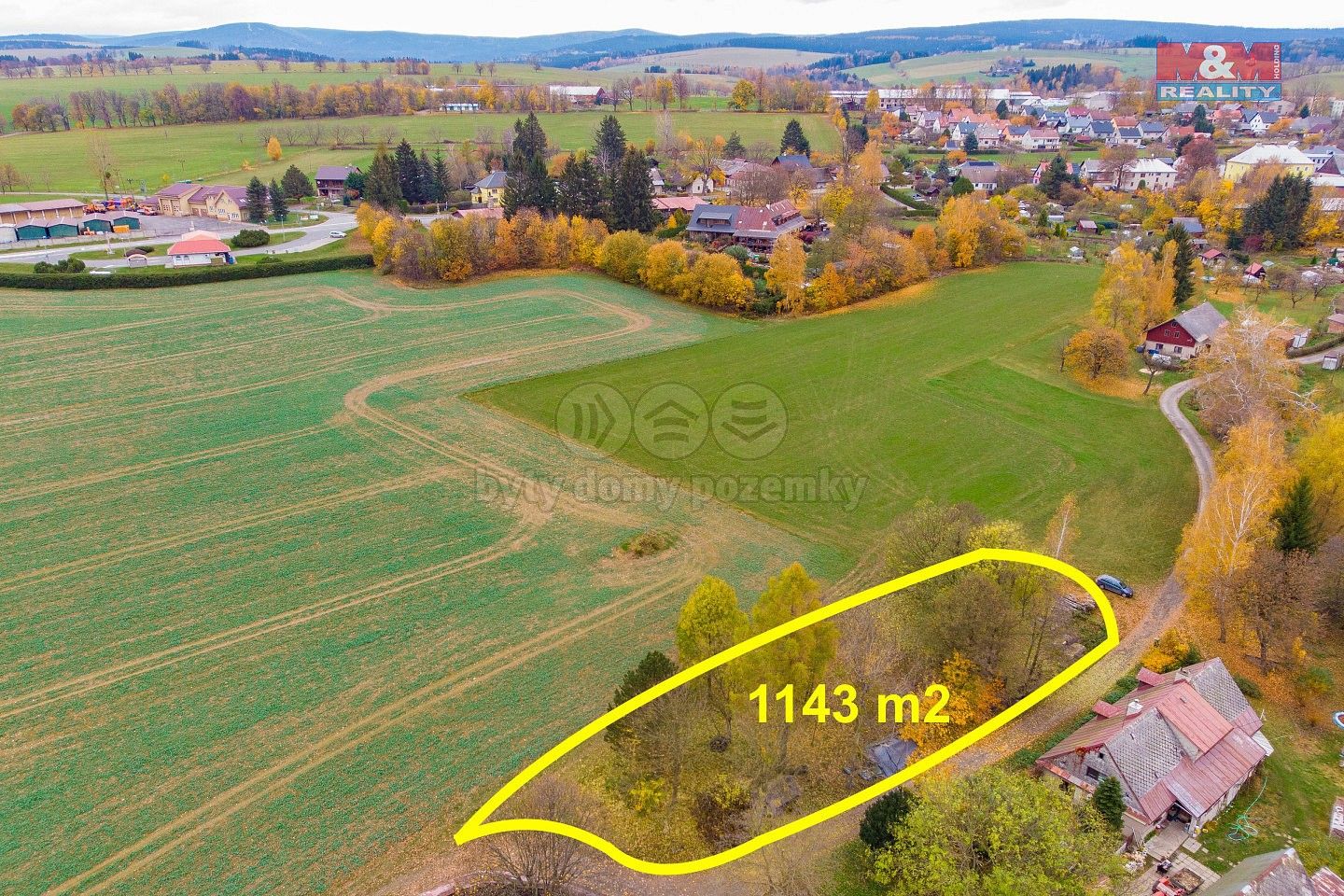 Zahrada, 1 143 m²