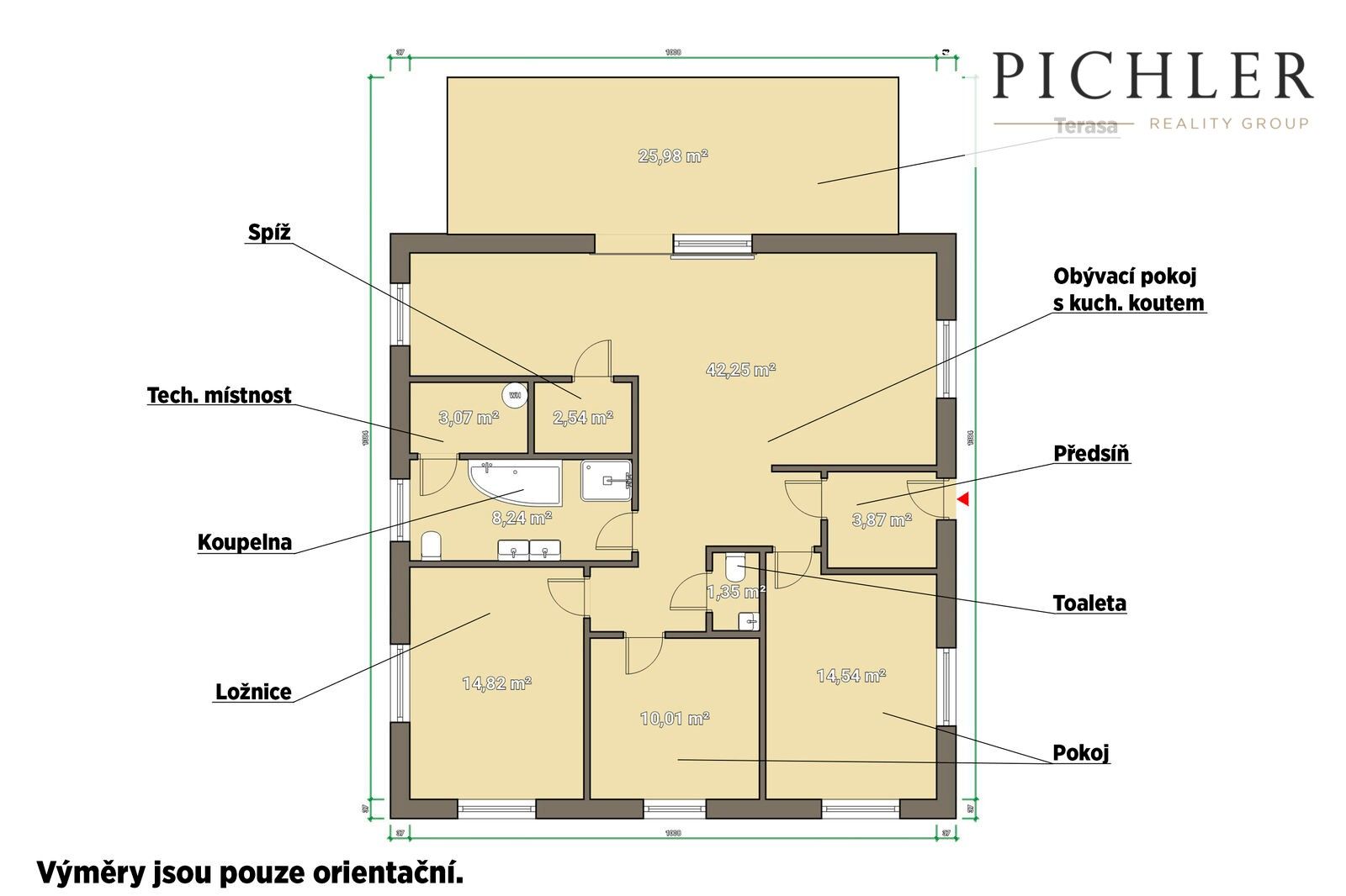 Rodinné domy, Hromnice, 126 m² - 2