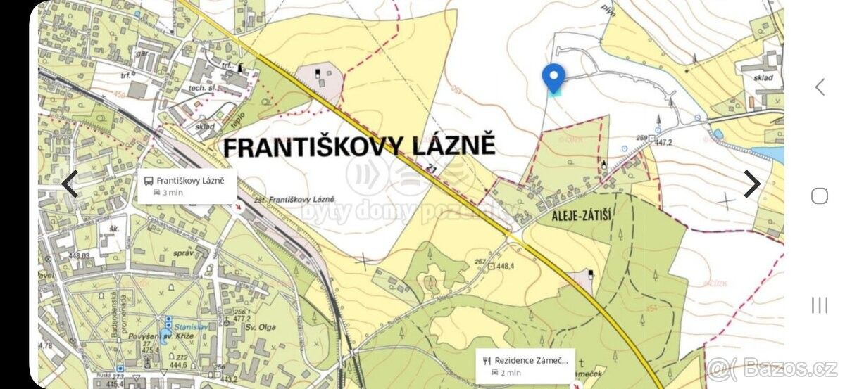 Prodej pozemek pro bydlení - Františkovy Lázně, 351 01