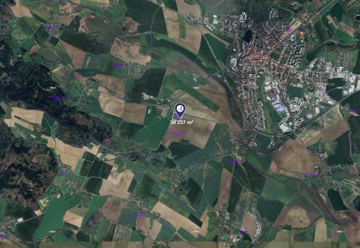 Zemědělské pozemky, Podhradí, 7 257 m² - 2