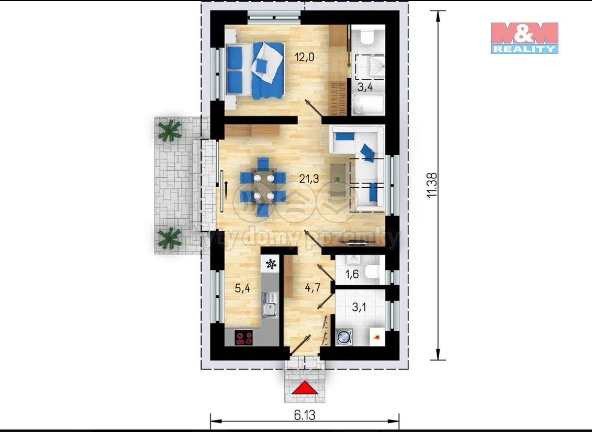 Rodinný dům · 52 m² · Krušovice - 3