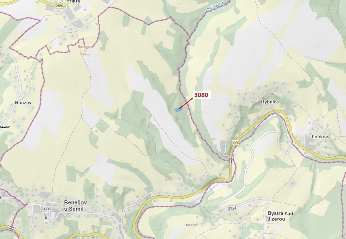 Les, 2 540 m²