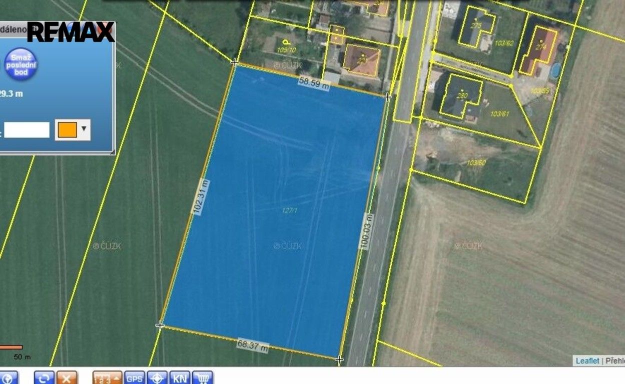 Pozemky pro bydlení, Račiněves, 6 349 m² - 2