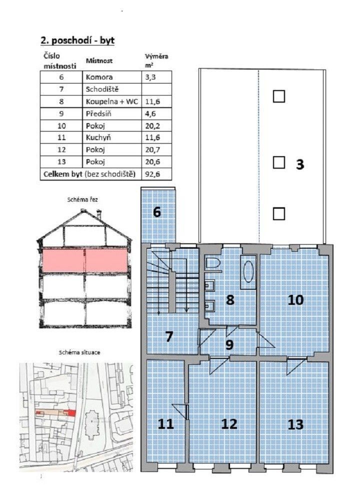 Prodej rodinný dům - U Červeného kostela, Teplice - Teplice-Trnovany, Ústecký kraj, 161 m² - 2
