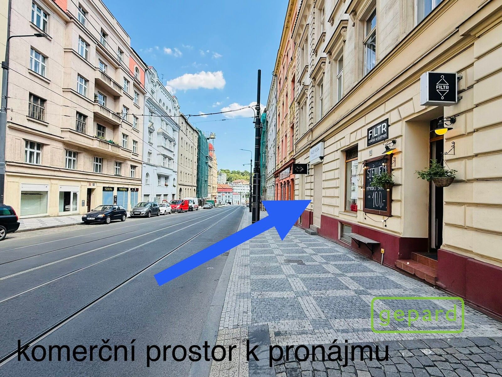 Obchodní prostory, Bělehradská, Praha Vinohrady, 40 m² - 1