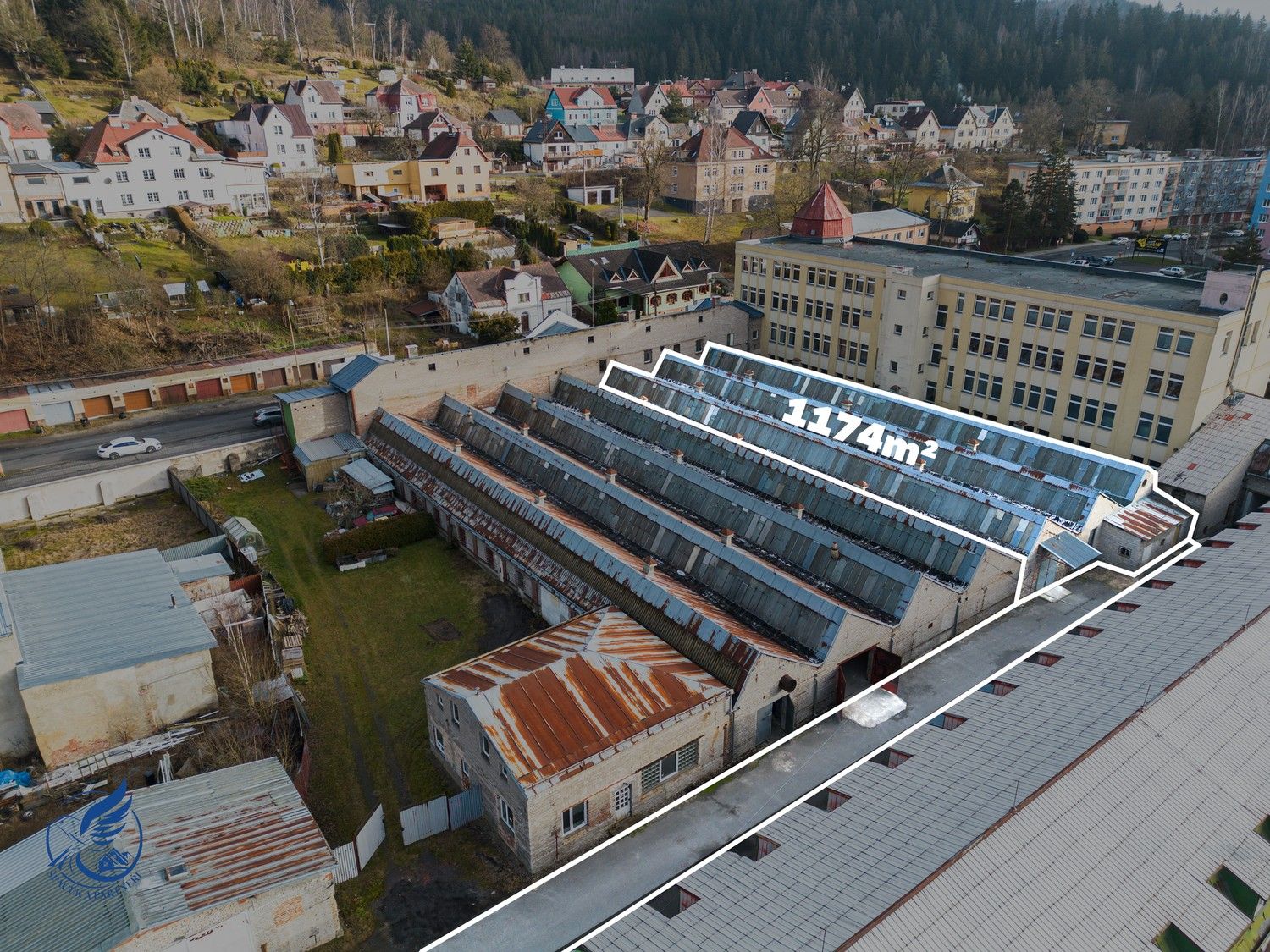 Sklady, Kraslice,Kraslice,Sokolov,Karlovarský kraj, 1 174 m² - 1