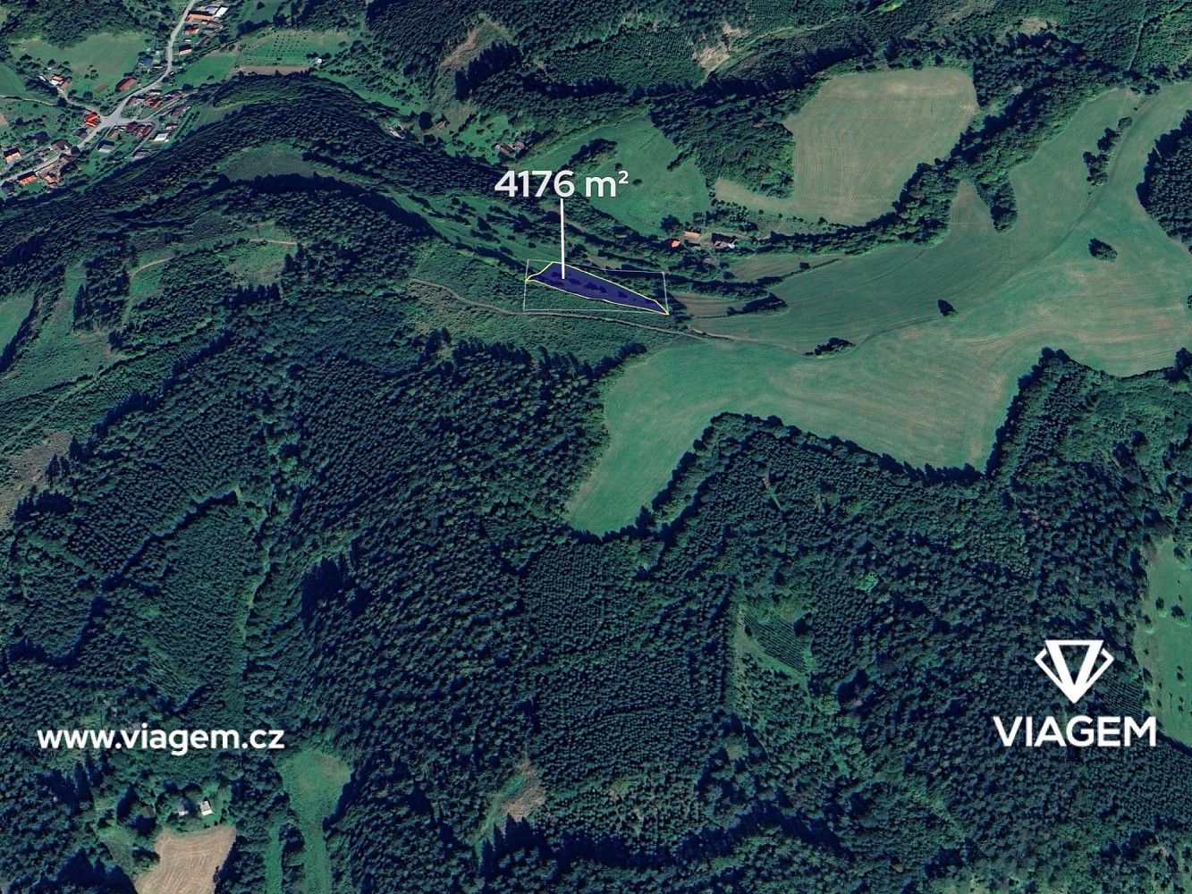 Zemědělské pozemky, Hovězí, okres Vsetín, Zlínský kraj