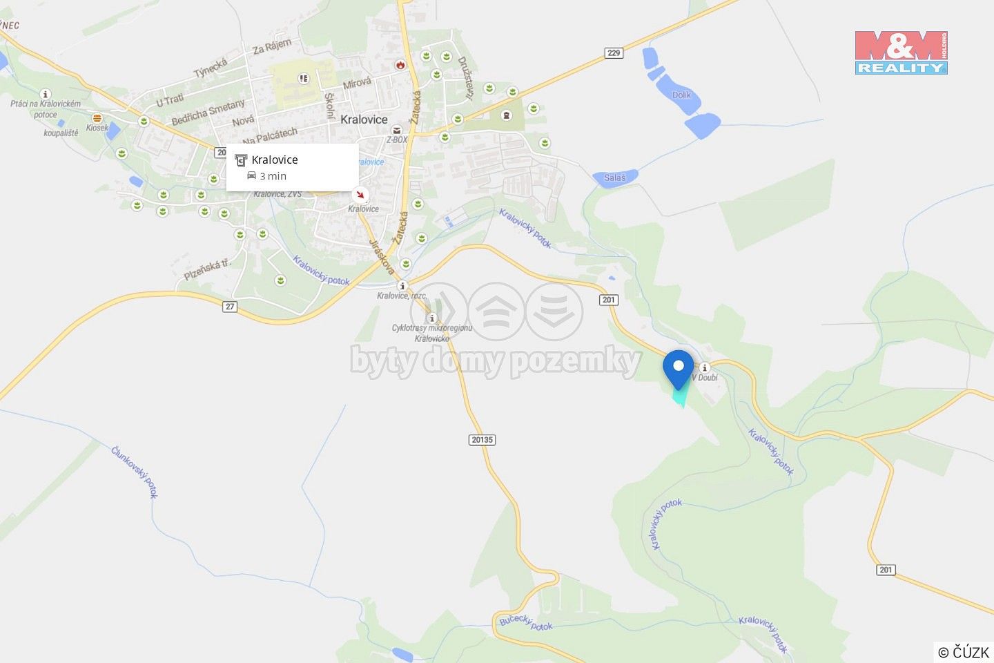 Prodej les - Kralovice, okres Plzeň-sever, Plzeňský kraj - 5
