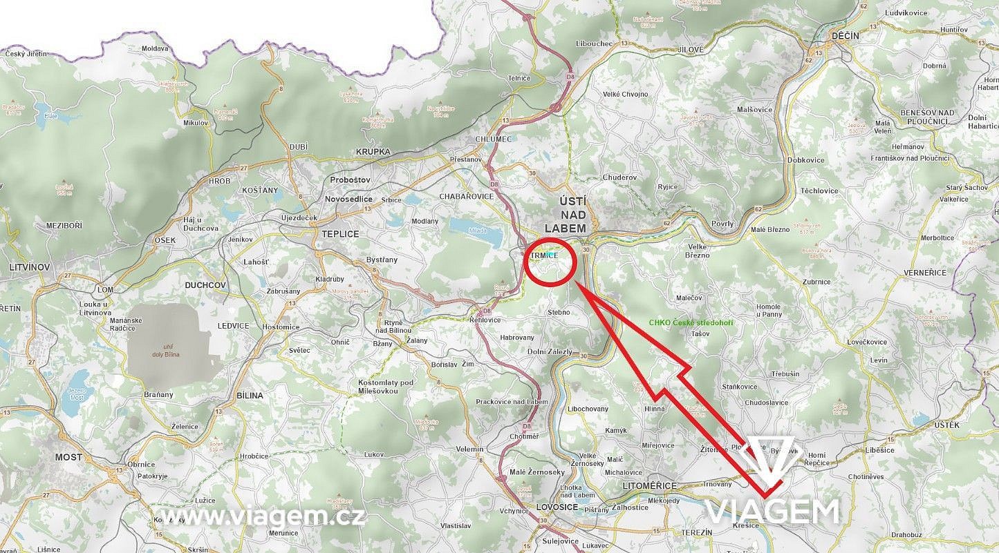 Pozemek pro bydlení · Trmice, okres Ústí nad Labem - 3